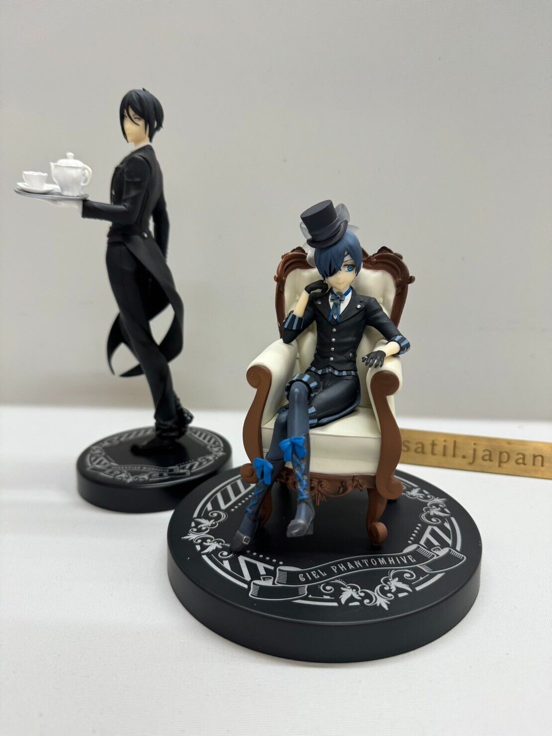 Kuroshitsuji Black Butler Sebastian Michaelis Ciel Phantomhive Figure Set of 2