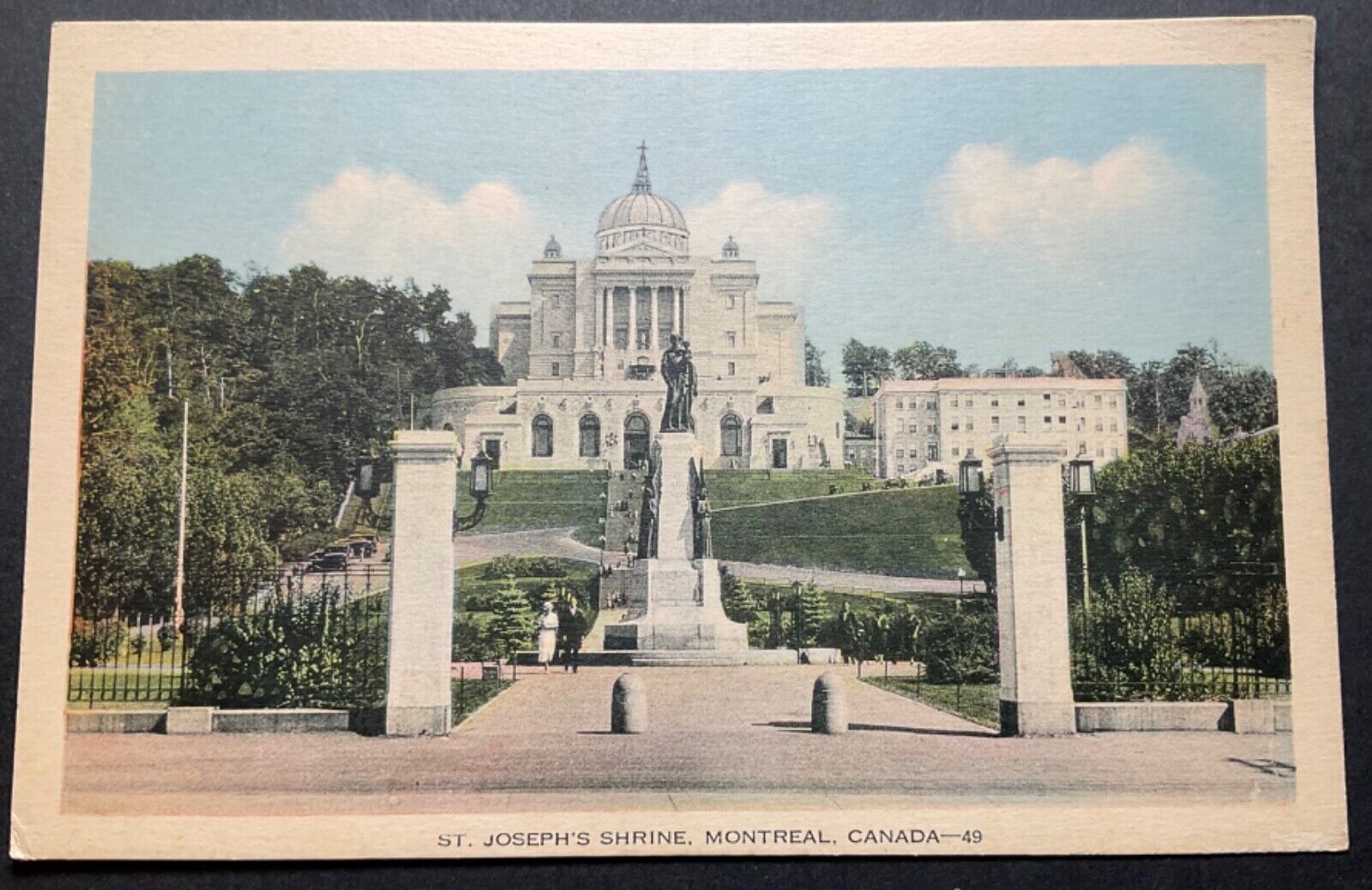 Montreal Canada Postcard St Joseph’s Shrine Beautiful Monument and building