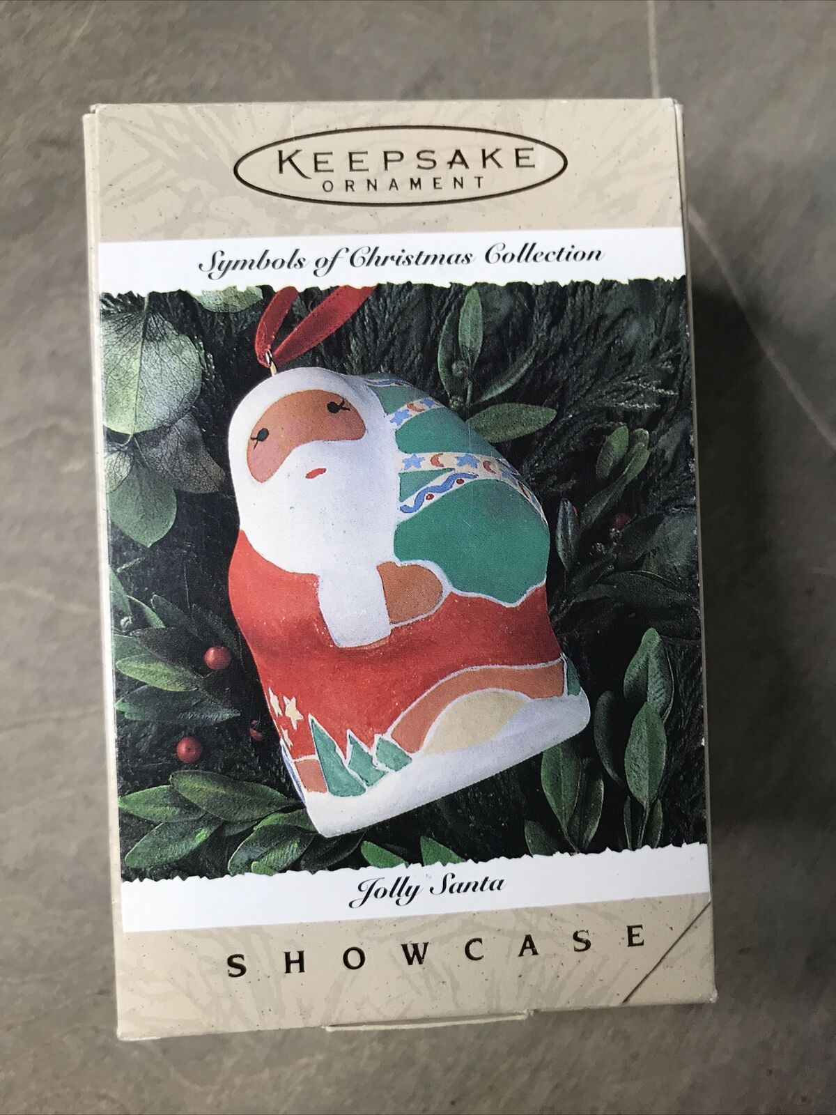 Hallmark Keepsake Ornament Jolly Santa Symbols Of Christmas Showcase 1995