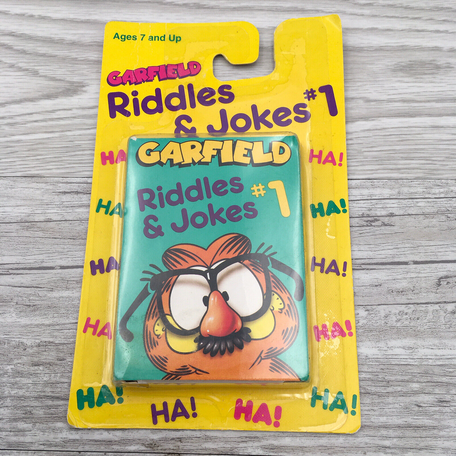 Vintage Bicycle Games Garfield the Cat Riddles & Jokes #1 Deck