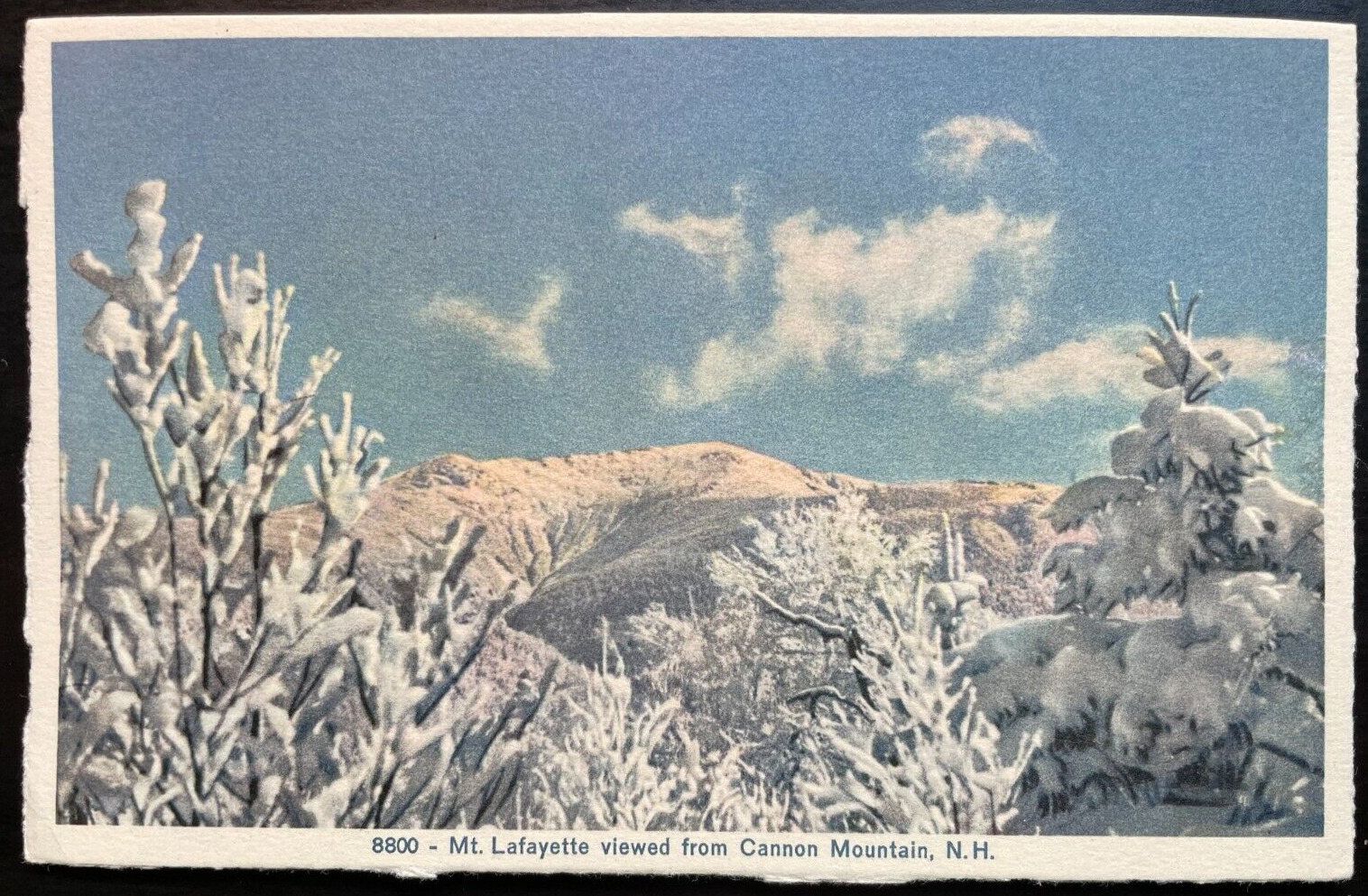 Vintage Postcard 1940 Mt. Lafayette, Cannon Mountain, New Hampshire
