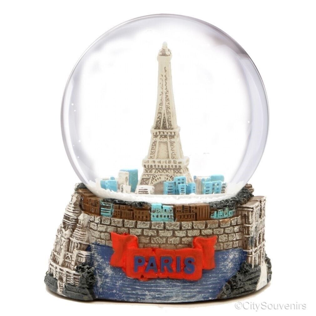 Eiffel Tower Paris Snow Globe - France Souvenir Travel Gift