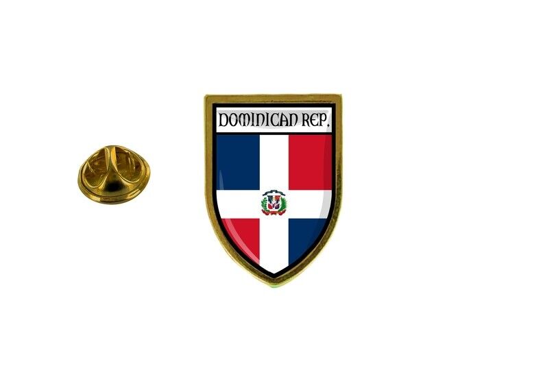 Pins Pin Badge Pin's Souvenir City Flag Country Coat of Arms Republic Dominican