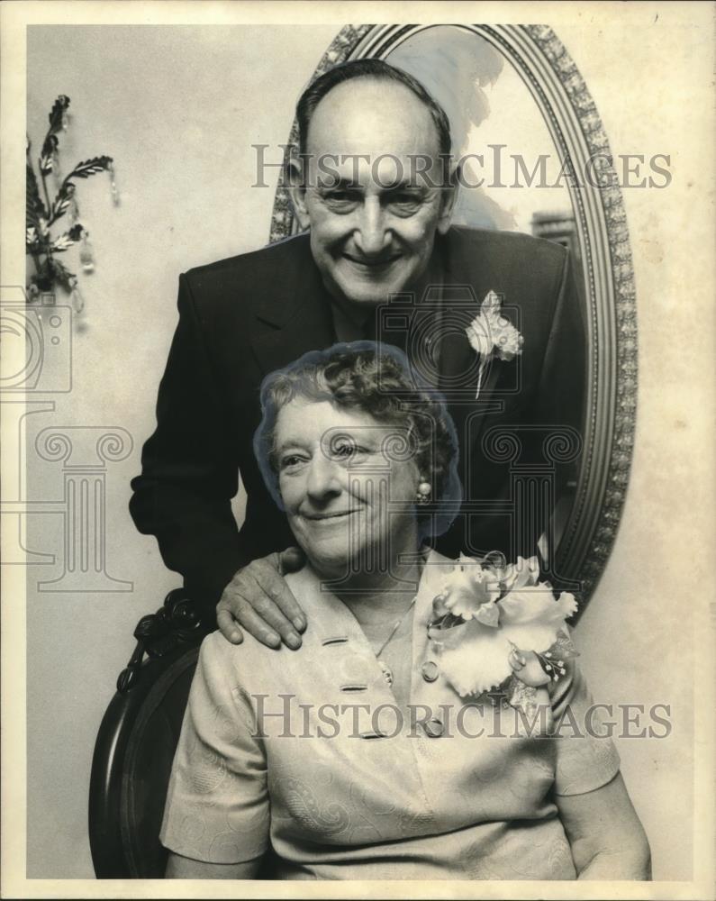 1970 Press Photo Mr.& Mrs. Joseph Fonteuberta celebrate golden anniversary.