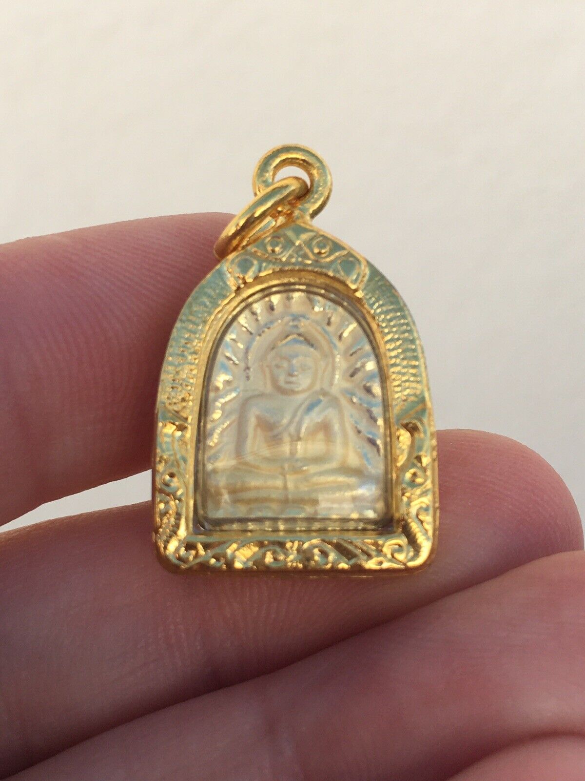 Gorgeous Mini Somdej Phra Chumkor Amulet Talisman Charm Luck Protection