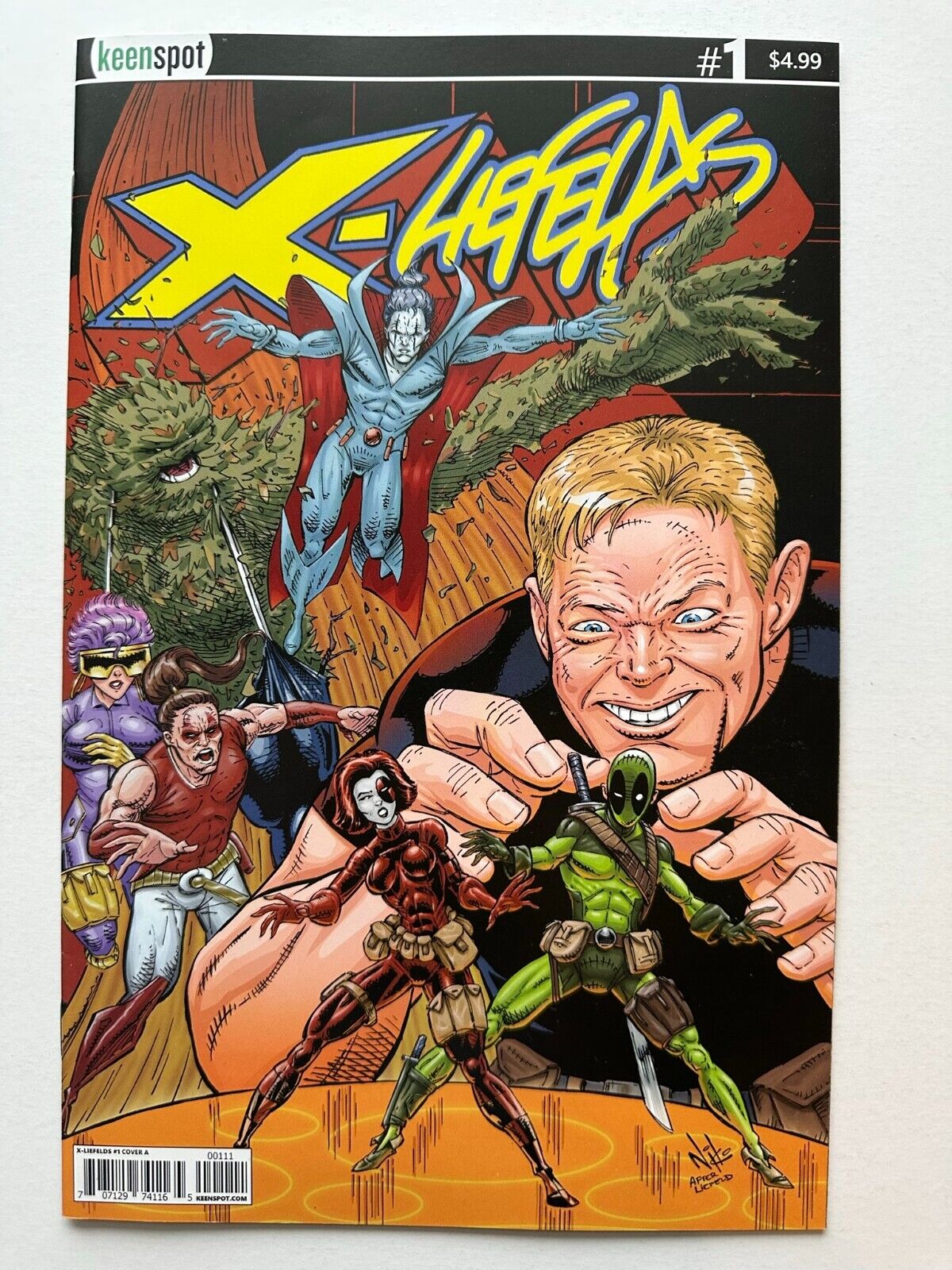 X-LIEFELDS #1 (NM), First Printing, Keenspot 2019