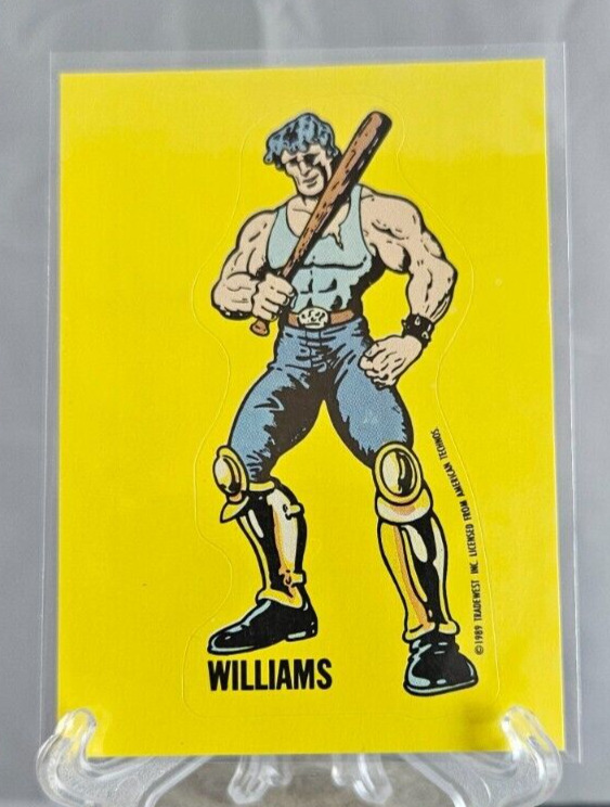 1989 Topps Nintendo Game Tip Sticker Card - #29 Williams Double Dragon