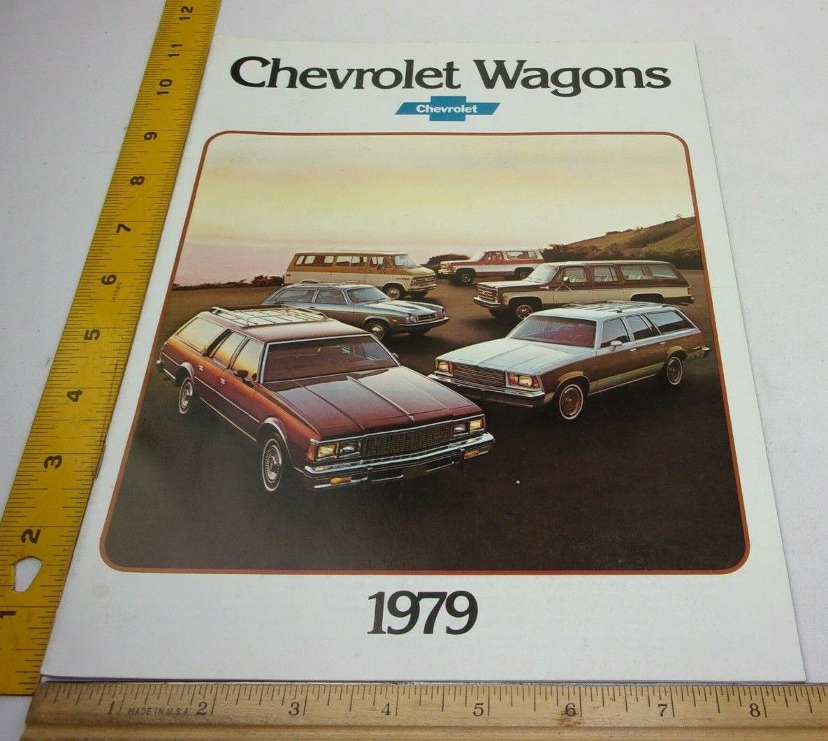 Chevrolet Chevy Wagons 1979 car brochure magazine C62 options colors Suburban