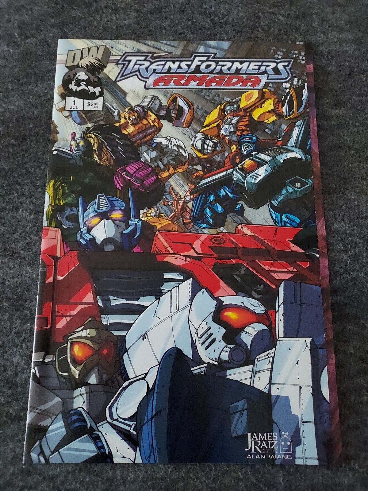 Transformers Armada Issue 1, Volume 1 July 2002 (DW -DreamWave Productions).