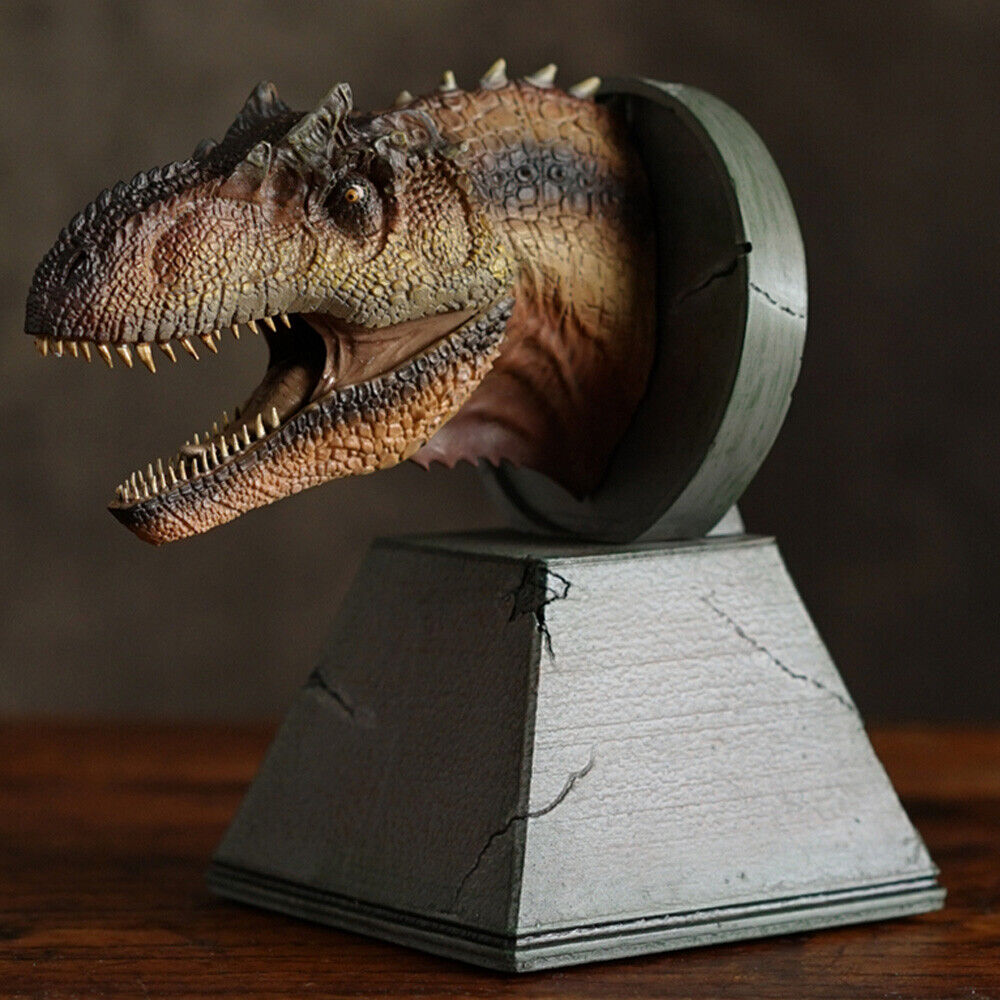 NANMU Allosaurus Head Dinosaur Statue Resin Model Collectible Display IN STOCK