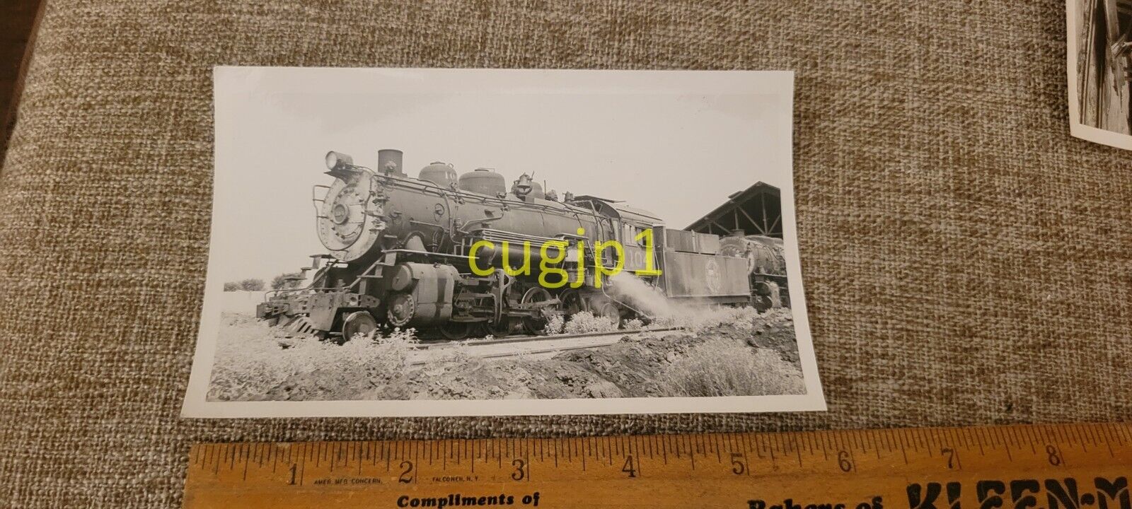R184 Train Photograph Locomotive Engine CHI AL PACIFICO 104 ATSF 282 880 CLASS
