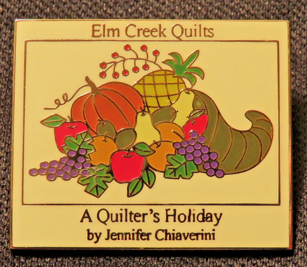 A Quilter\'s Holiday Pin from Jennifer Chiaverini Elm Creek Quilts