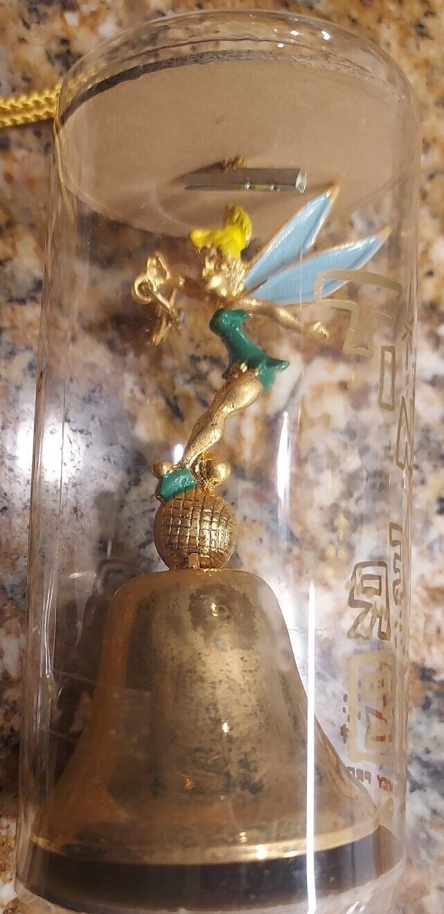 Vintage 1960s Disney Tinkerbell Metal Souvenir Bell NIP