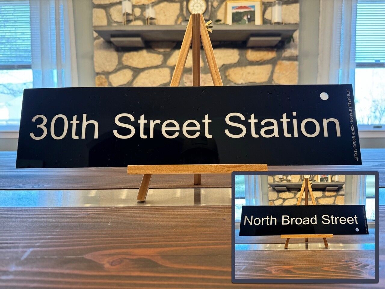SEPTA Regional Rail Subway Retired Sign 30th Street Station / North Broad