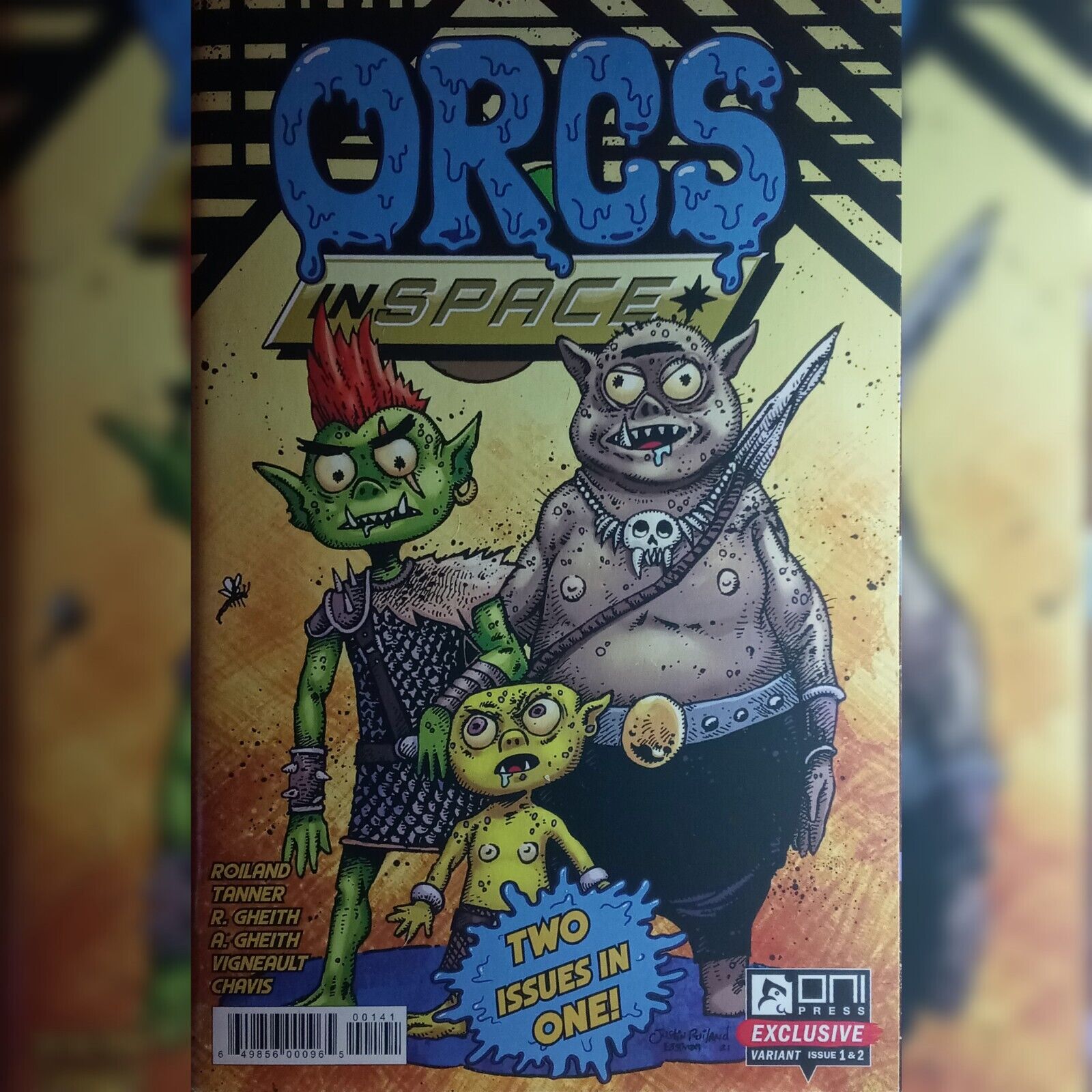 2021 Oni Press Comics Orcs in Space 2 in 1 Justin Roiland Kevin Eastman Variant