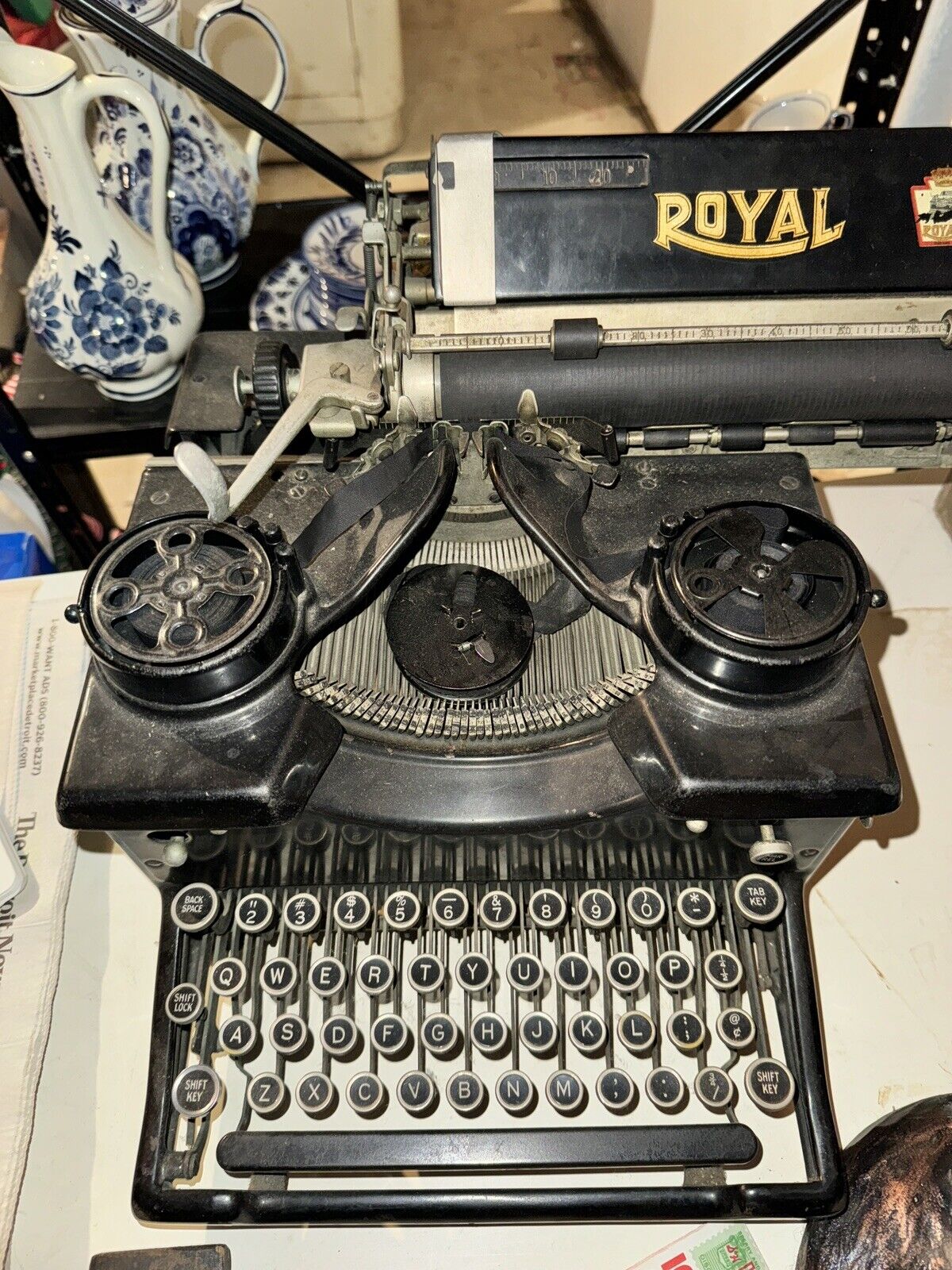 Antique Royal Typewriter RARE, Beleived To Be Model 10
