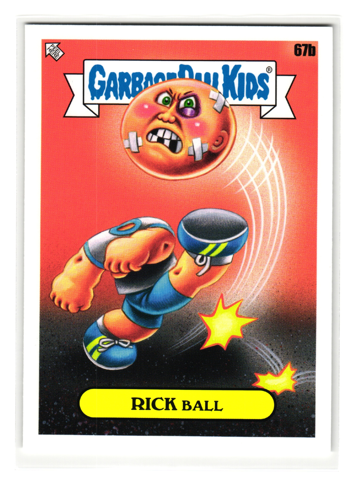 Rick Ball 2020 Topps Garbage Pail Kids Series 1 Parody Sticker Card 67b