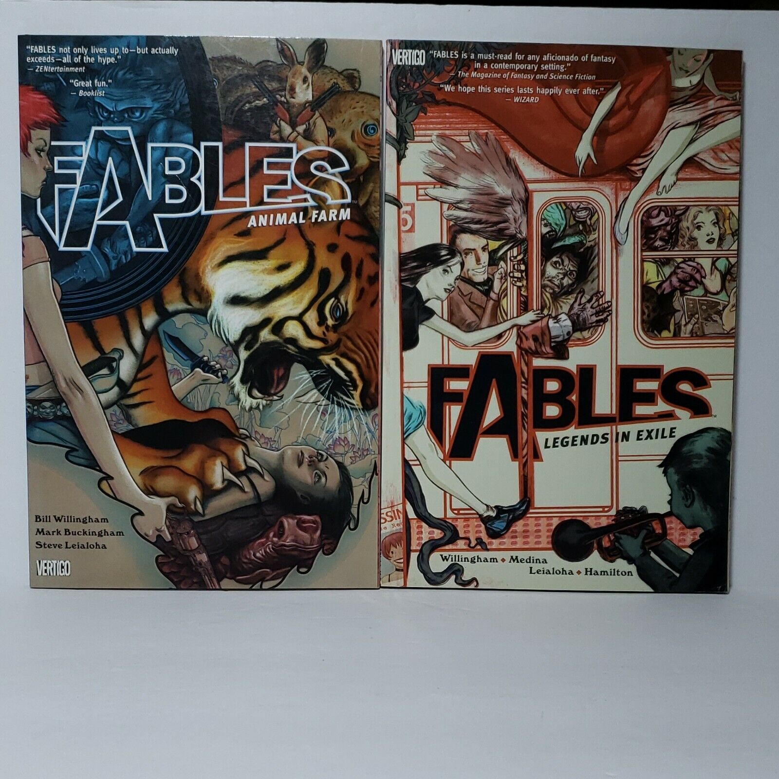 Fables, Vol. 1: Legends in Exile + Animal Farm Comic By Bill Willingham 