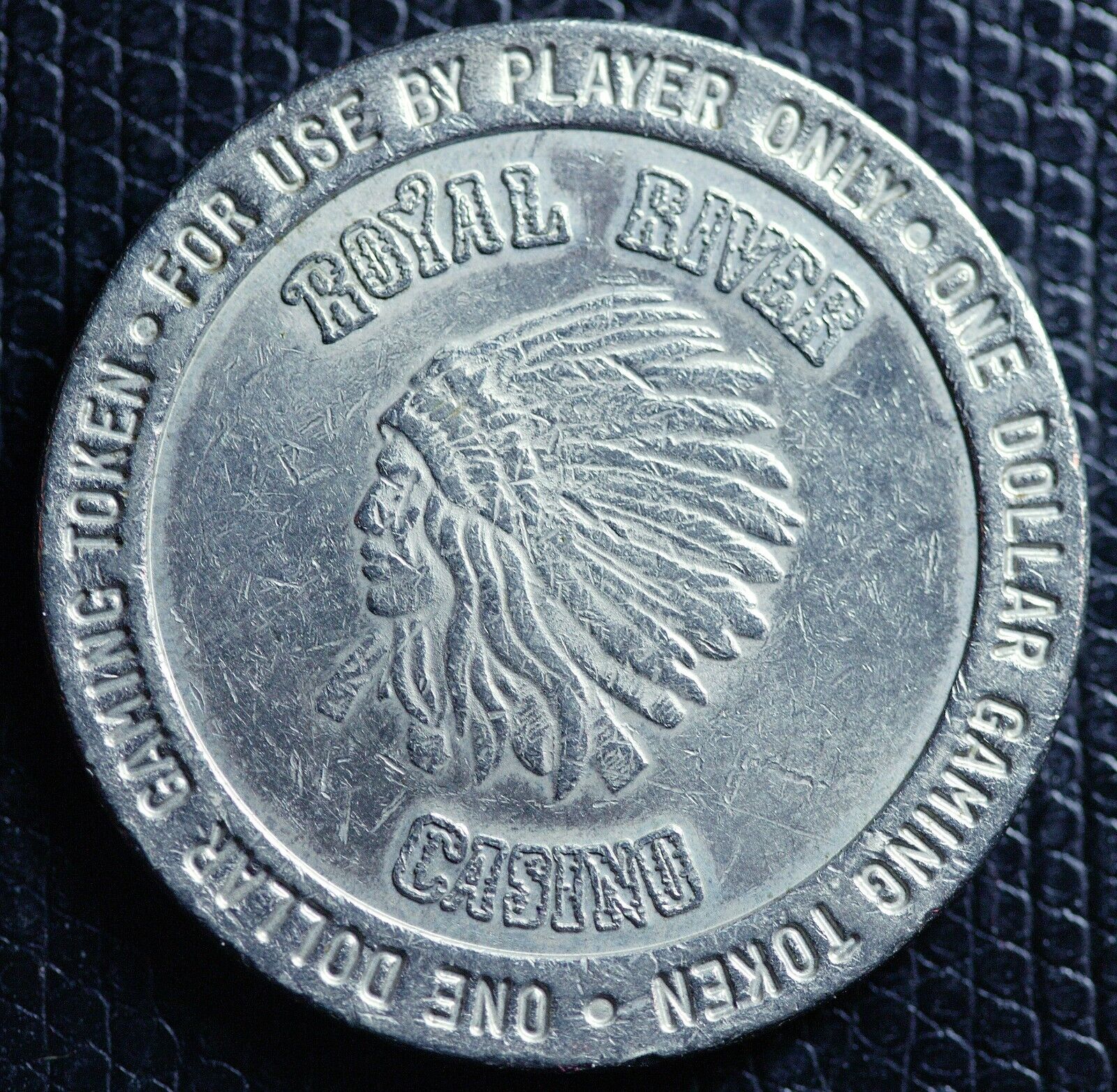 1990 ROYAL RIVER CASINO - $1.00 Gaming / Casino Token - Flandreau, SD