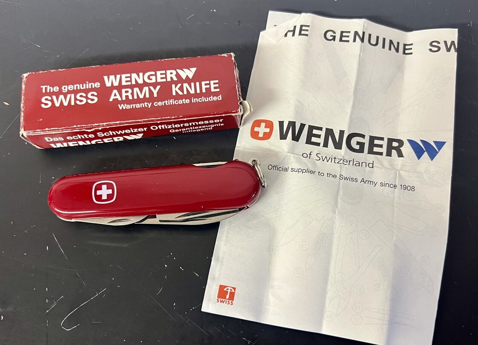 Genuine Wenger ‘Voyager’ Swiss Army Knife, Discontinued New Old Stock NOS