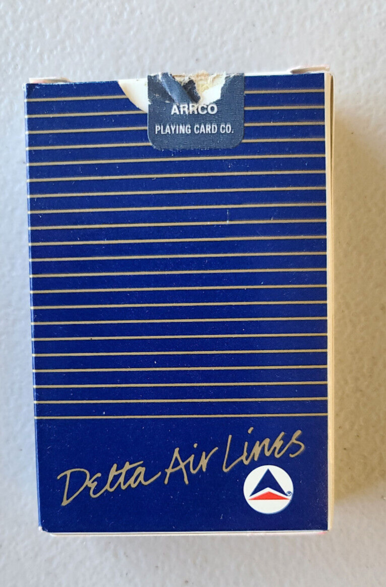 Vintage ARRCO Delta Air Lines Playing Cards