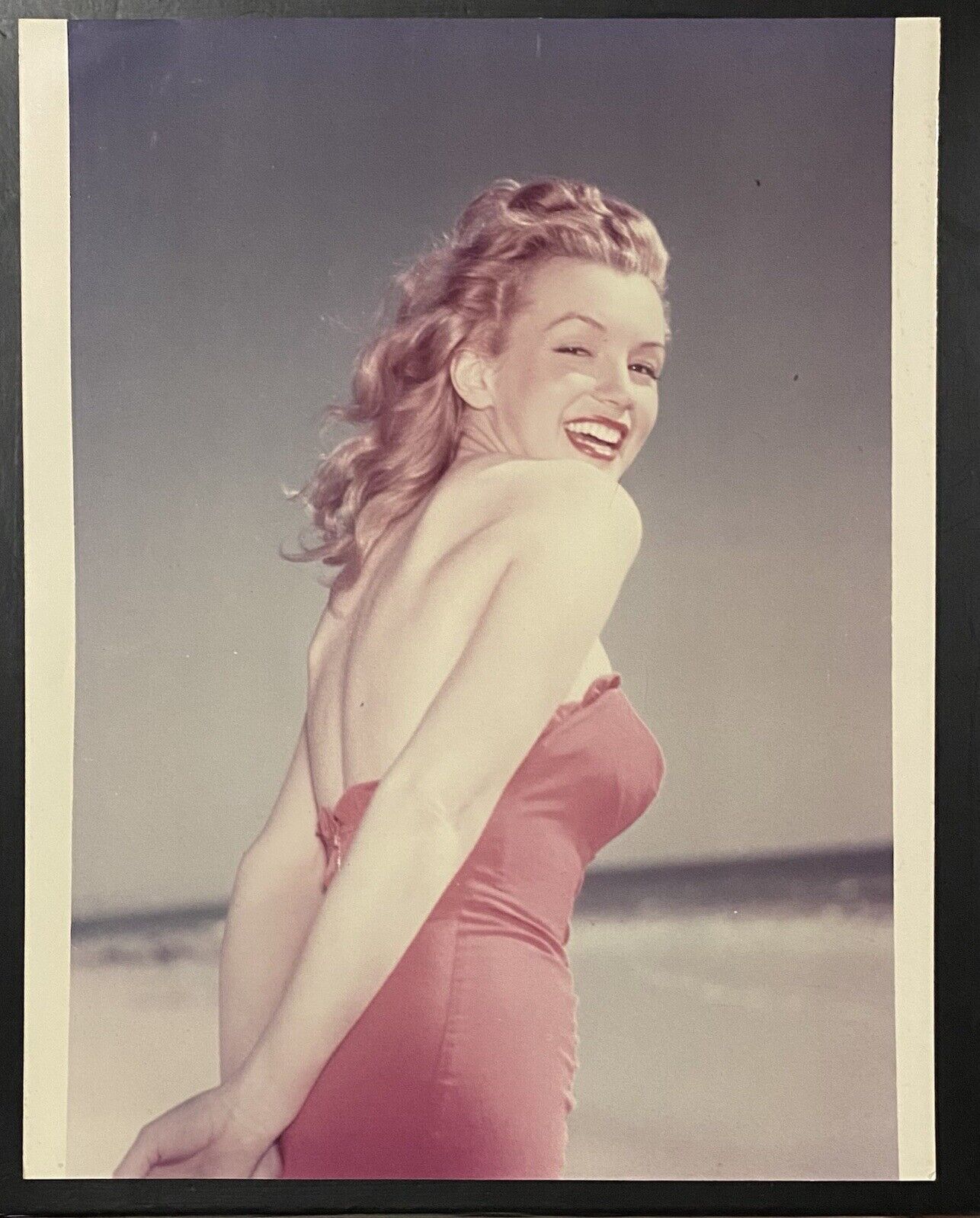 1947 1948 Marilyn Monroe Original Photo Laszlo Willinger Beach 11x14