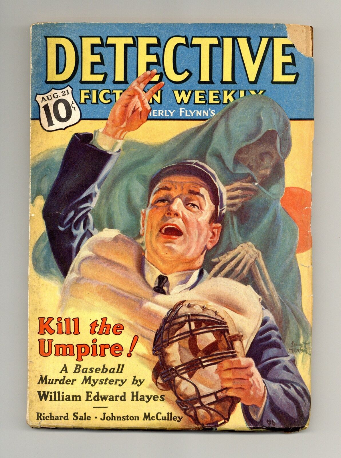 Detective Fiction Weekly Pulp Aug 21 1937 Vol. 113 #2 VG