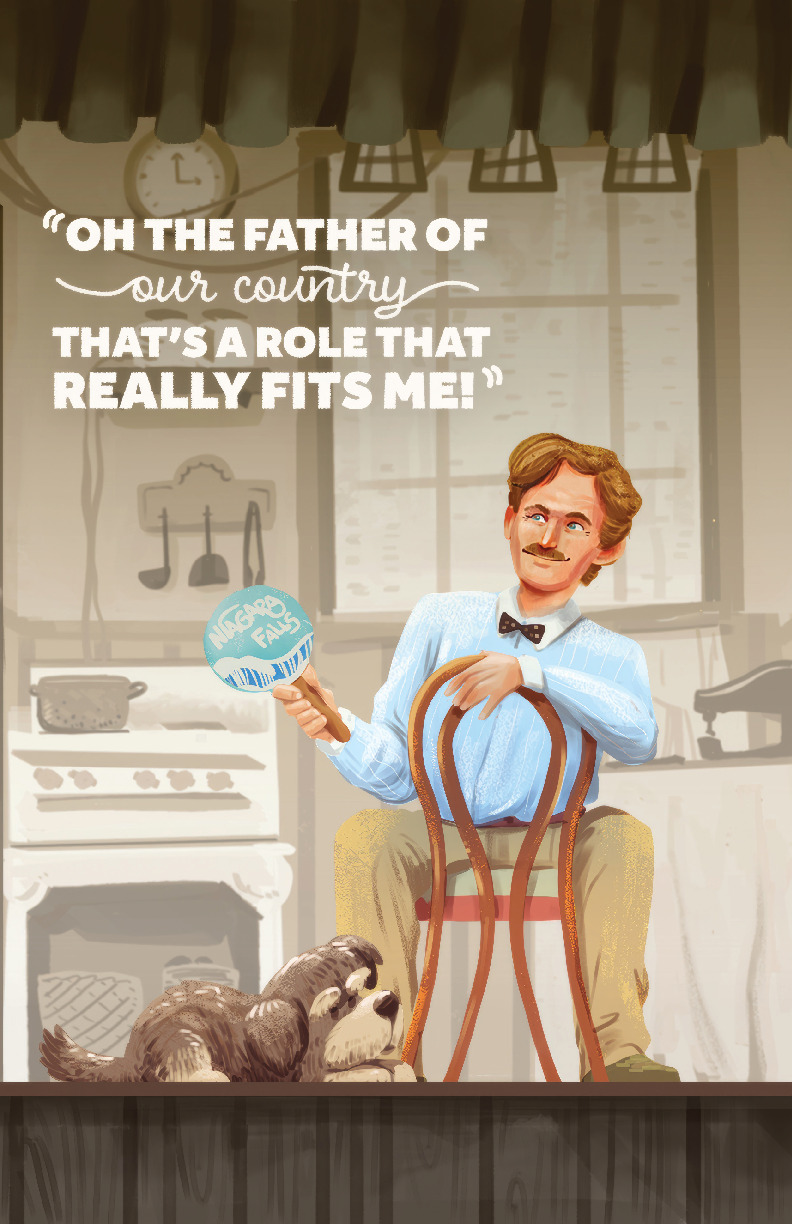 Walt Disney World Carousel of Progress Father Summer Scene Poster