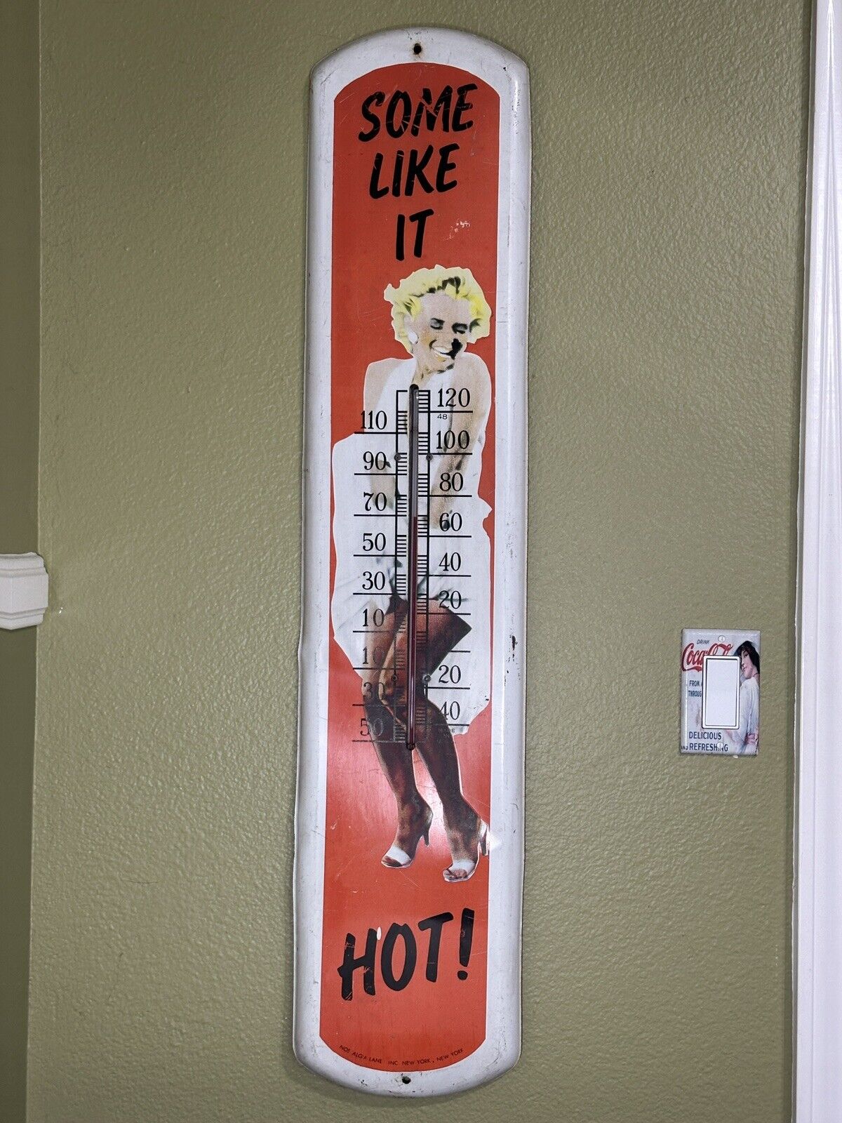 Vintage Marilyn Monroe Some Like It Hot Thermometer Nostalgia Lane Inc