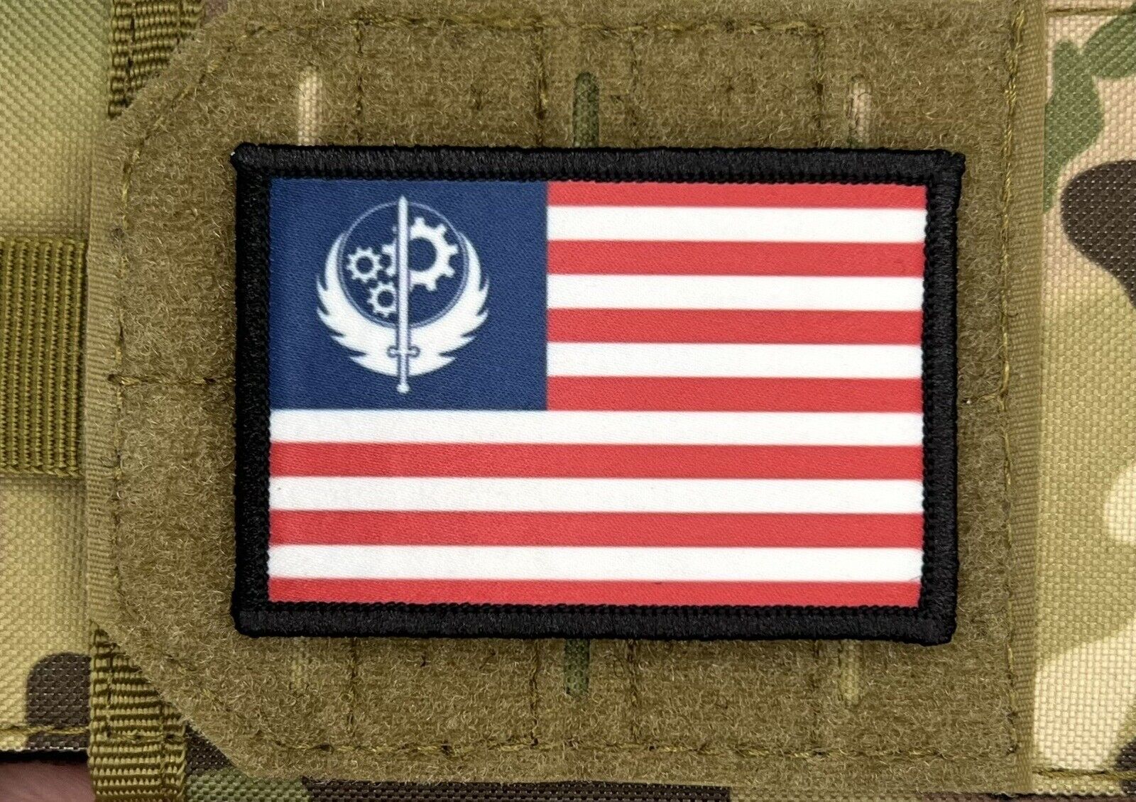 USA American Brotherhood Of Steel Flag Fallout Morale Patch Tactical 565