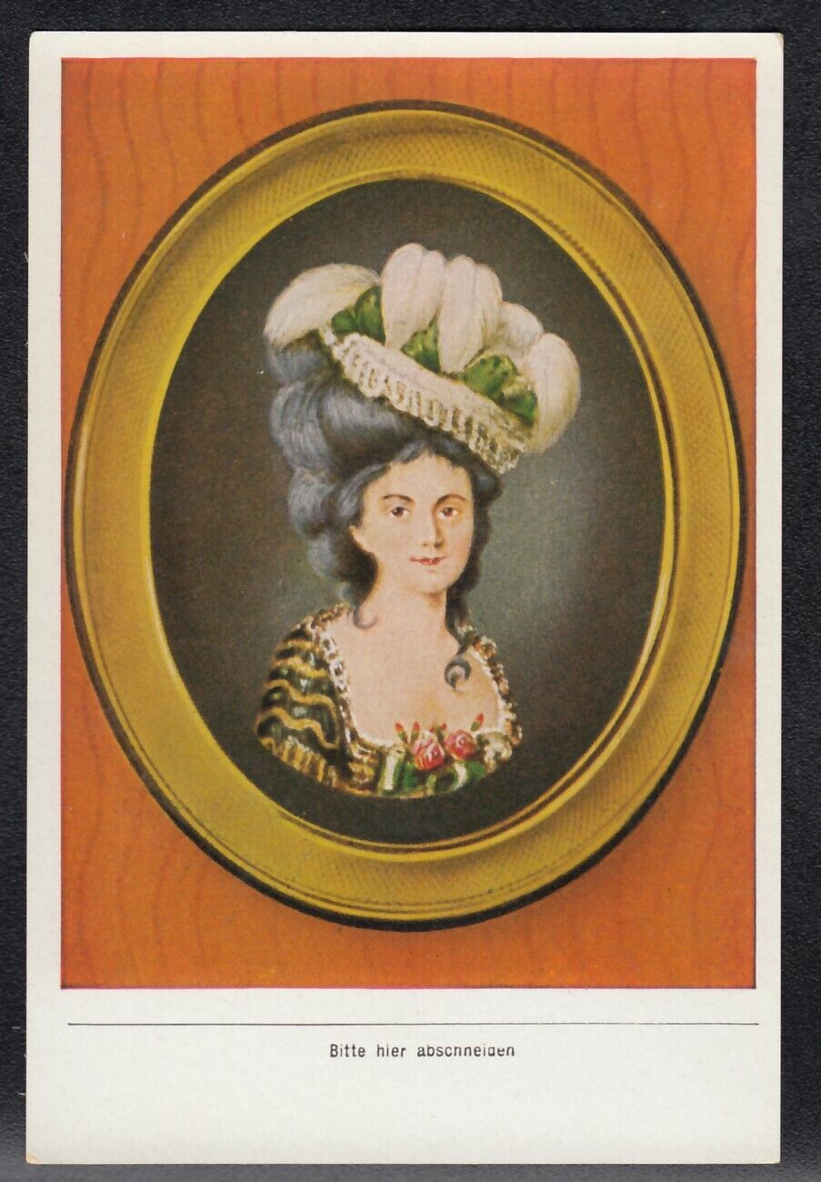 France 1933 Card MADAME du BARRY Jeanne Bécu, Comtesse du Barry  Louis XV