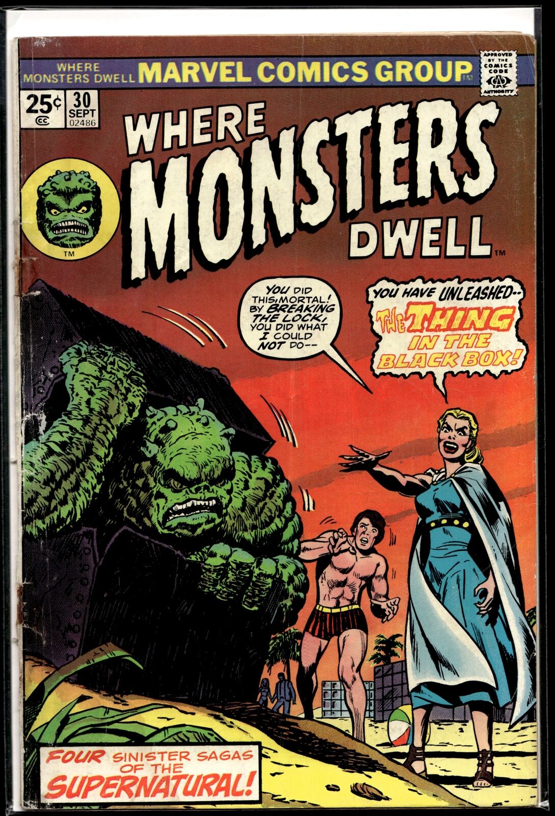 1974 Where Monsters Dwell #30 Marvel Comic