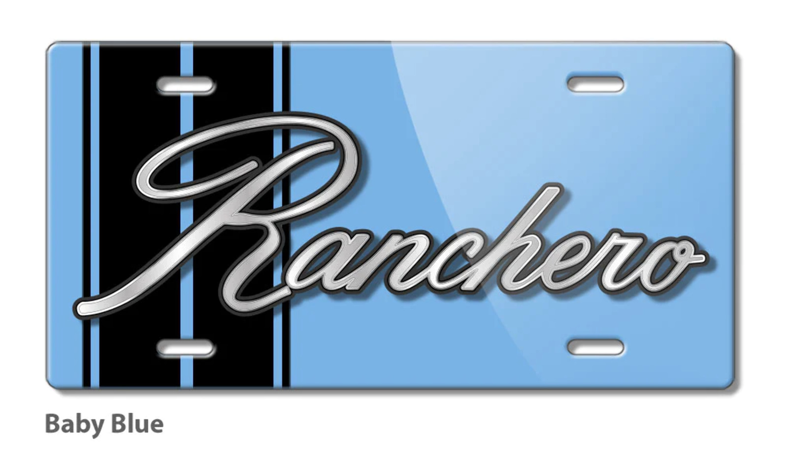 1972 - 1976 Ford Ranchero Emblem Novelty License Plate - 16 colors - Made in USA
