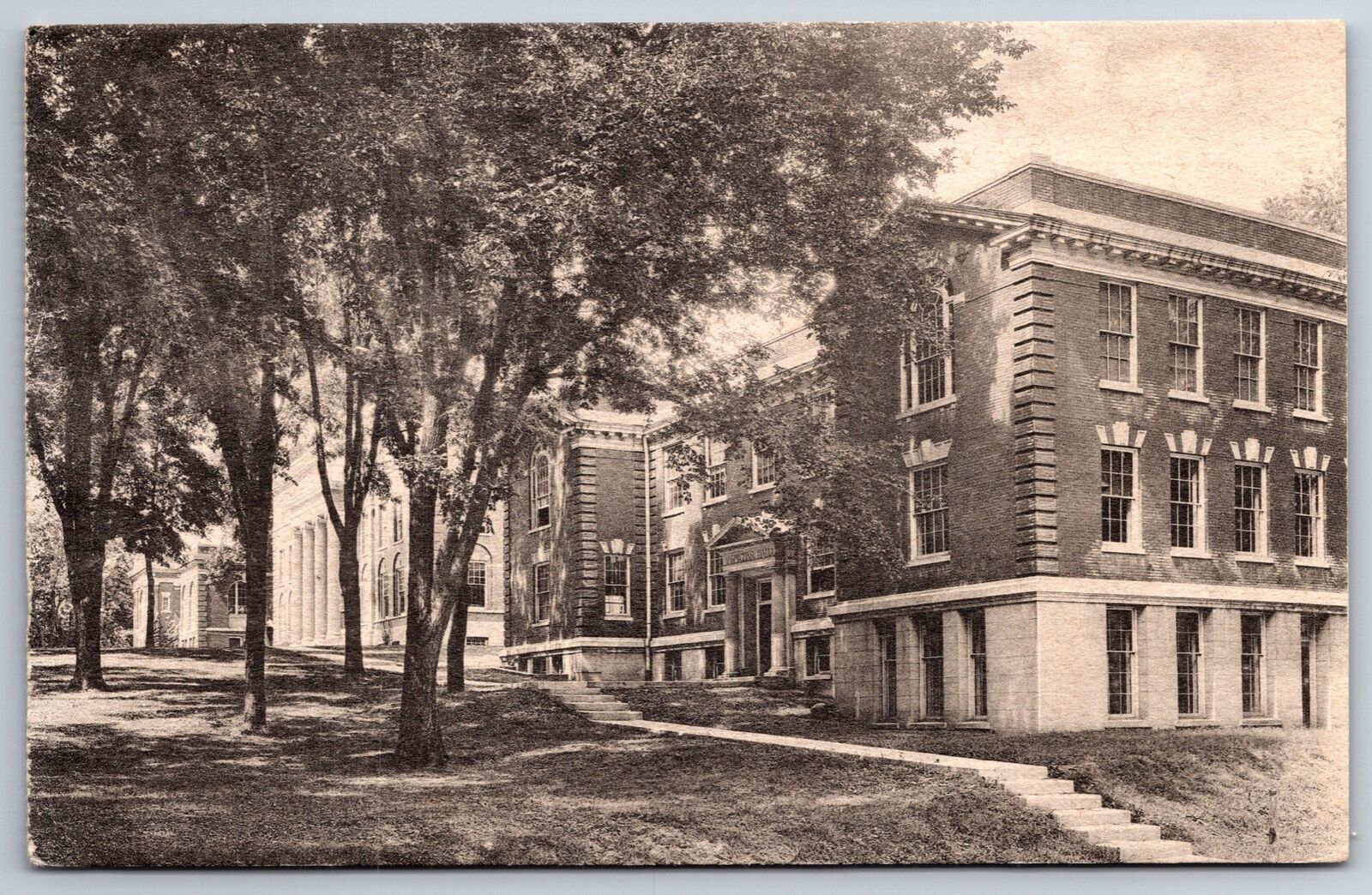 Monmouth Illinois~Monmouth College Campus~McMichael Science Hall West~1917 PC