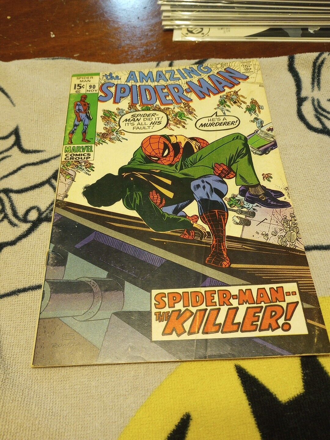 Amazing Spider-Man #90 Death Of Captain Stacy Marvel Comics 1970