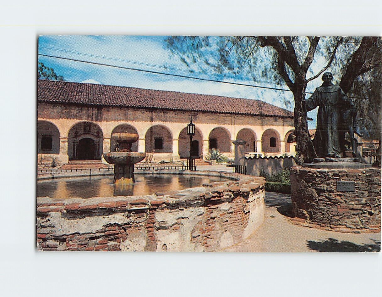 Postcard San Fernando Mission San Fernando California USA