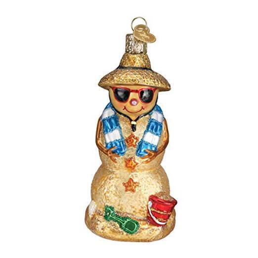 Old World Christmas Sand Snowman 