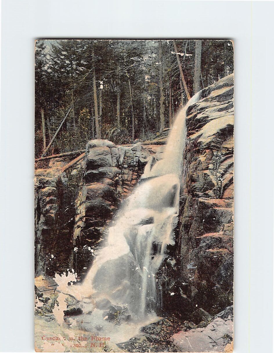 Postcard Cascades in the Flume NH USA