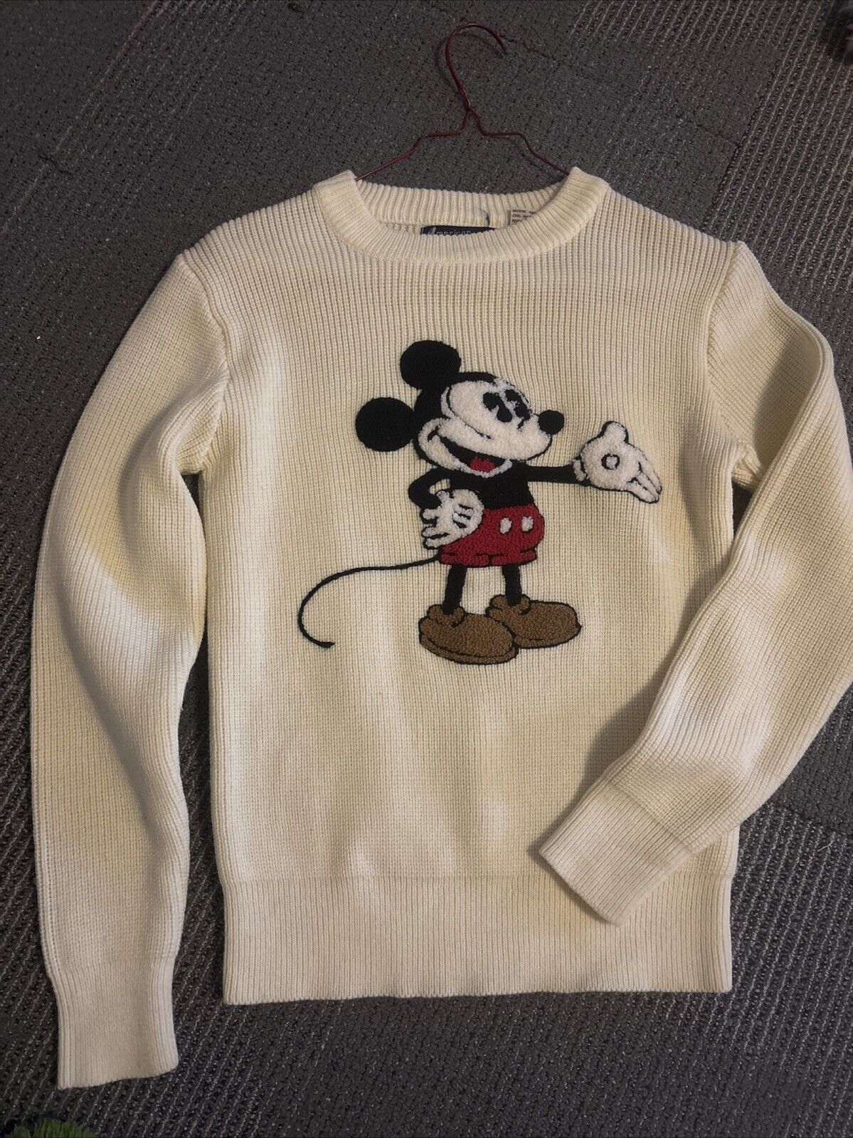 Vintage Walt Disney Production Mickey Sweater American Characters 