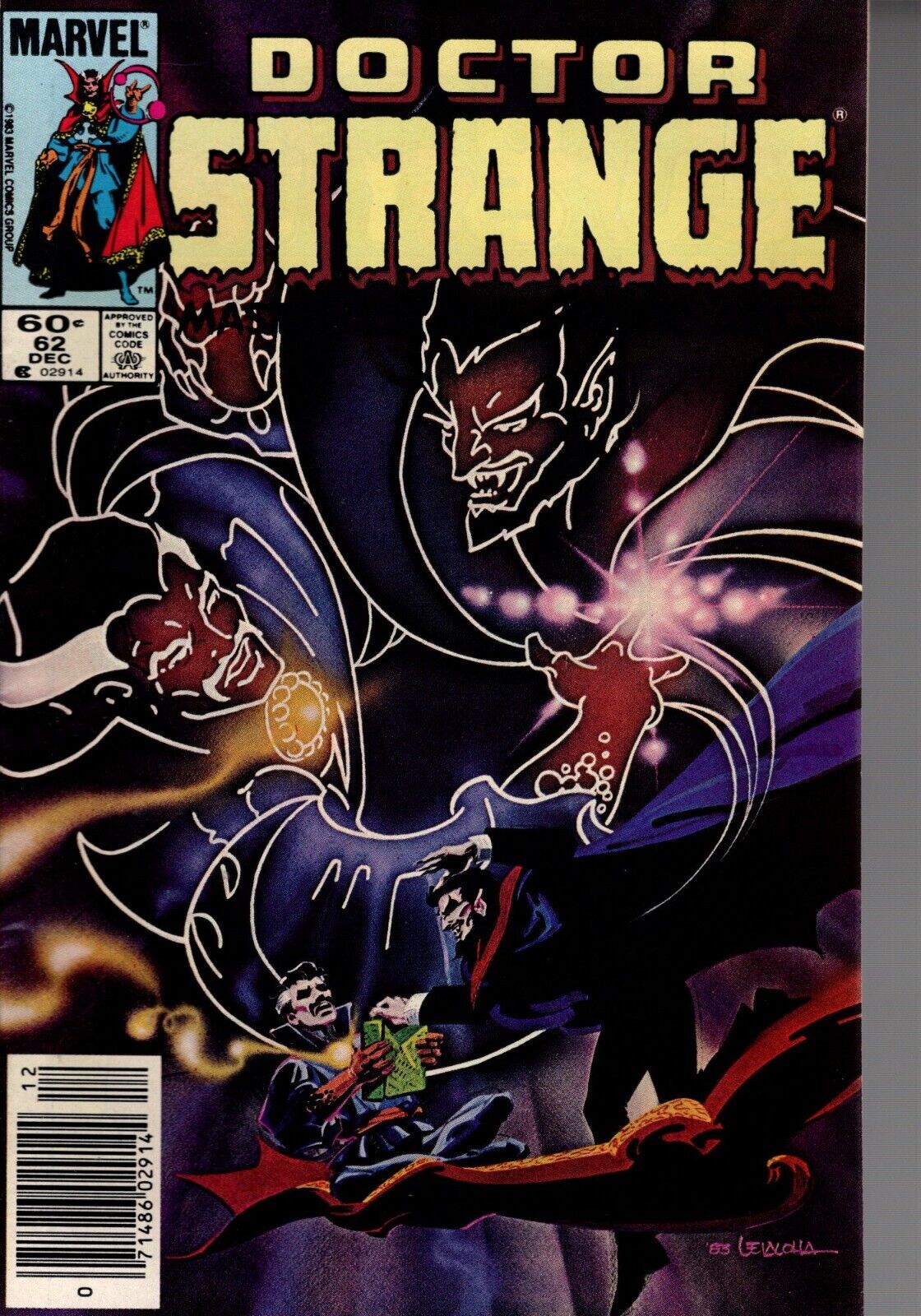 1983 Doctor Strange #62 vs. Dracula - stored since purchase -