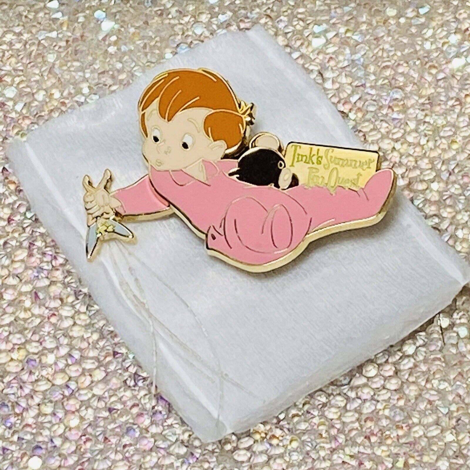 VTG 2004’Tink\'s Summer Pin Quest Michael Shaking Tinker Bell 1 Of LIMITD 750 WDW
