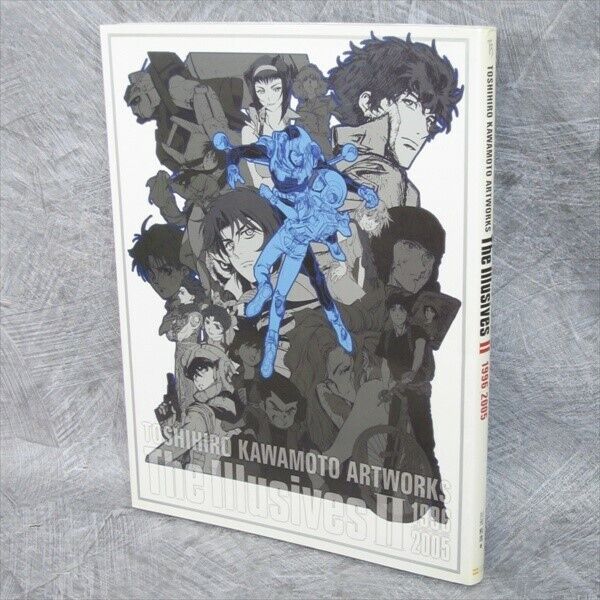 TOSHIHIRO KAWAMOTO Art Works ILLUSIVES 2 w/Poster 1996-2005 Book See Condition