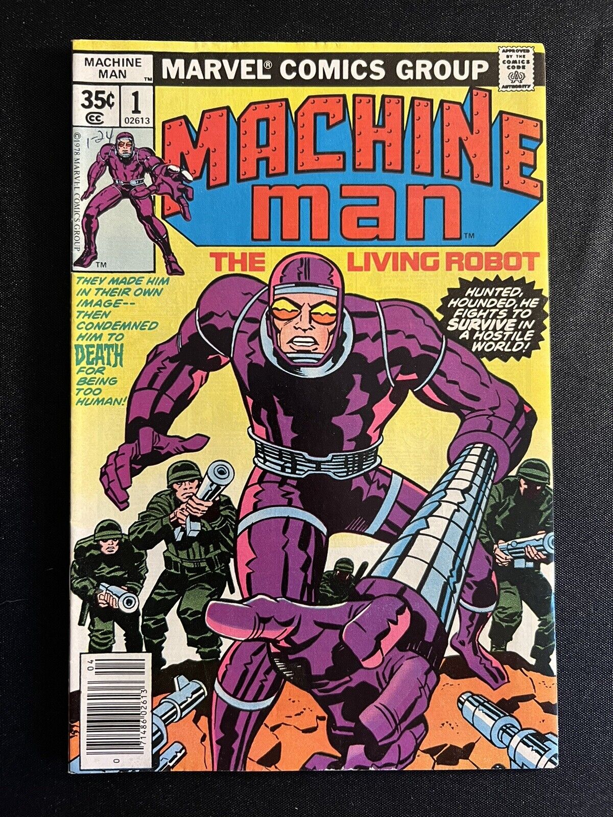 Machine Man #1 - Marvel Comics 1978 Premiere Issue Jack Kirby