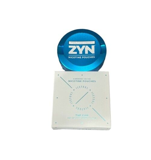 Metal Zyn Can Cyan Blue New Authentic The Can