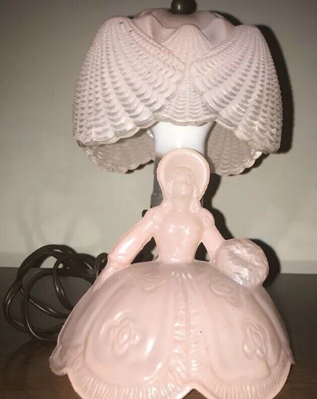 Vintage Pink Southern Belle Boudoir Lamp