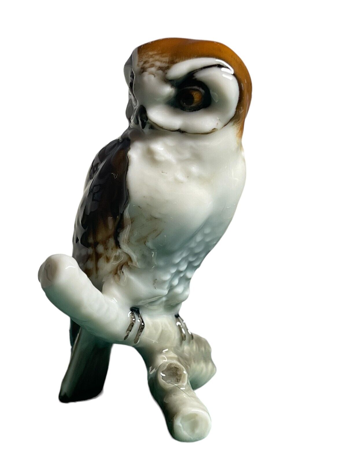 Vintage Hutschenreuther HR Germany Porcelain Owl Bird Figurine  3\