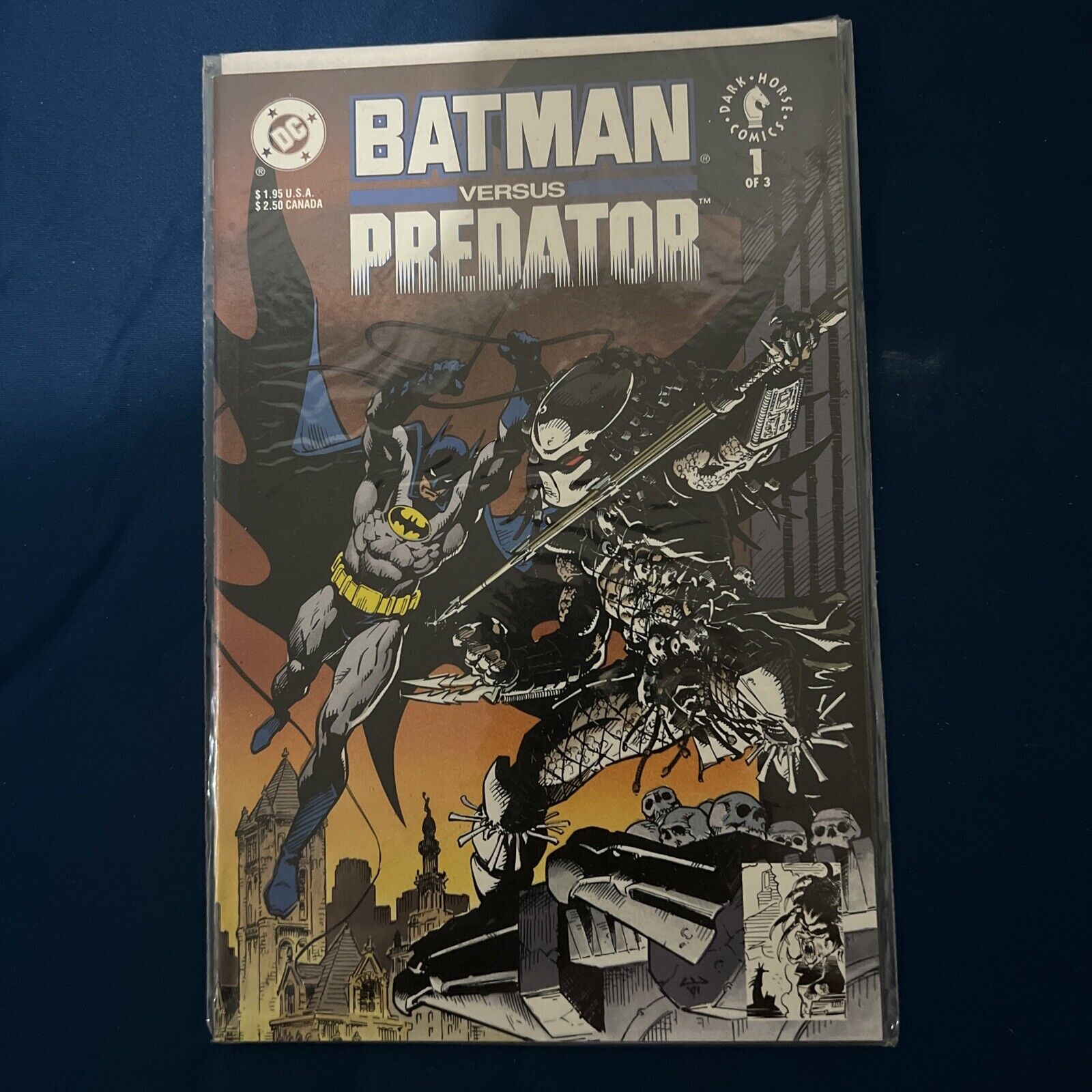 DC Dark Horse Comics Batman Vs Predator #1 Key Issue Copper Age NM Rare Very Htf