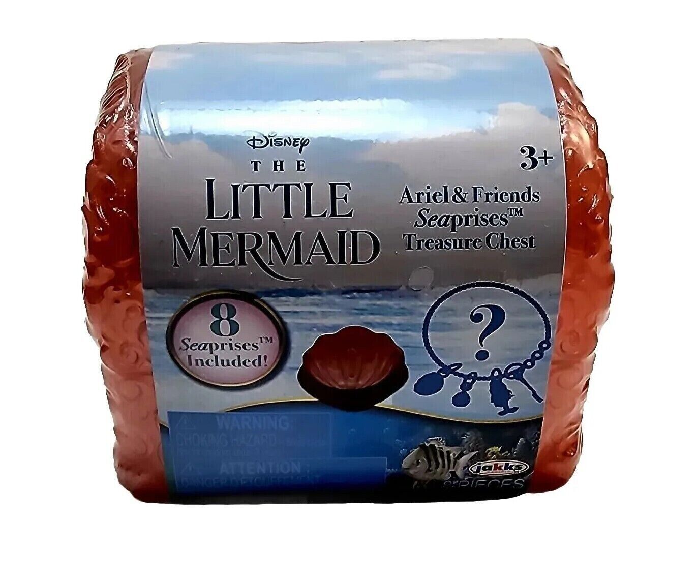 Disney The Little Mermaid Ariel & Friends Seaprises Treasure Chest Charms