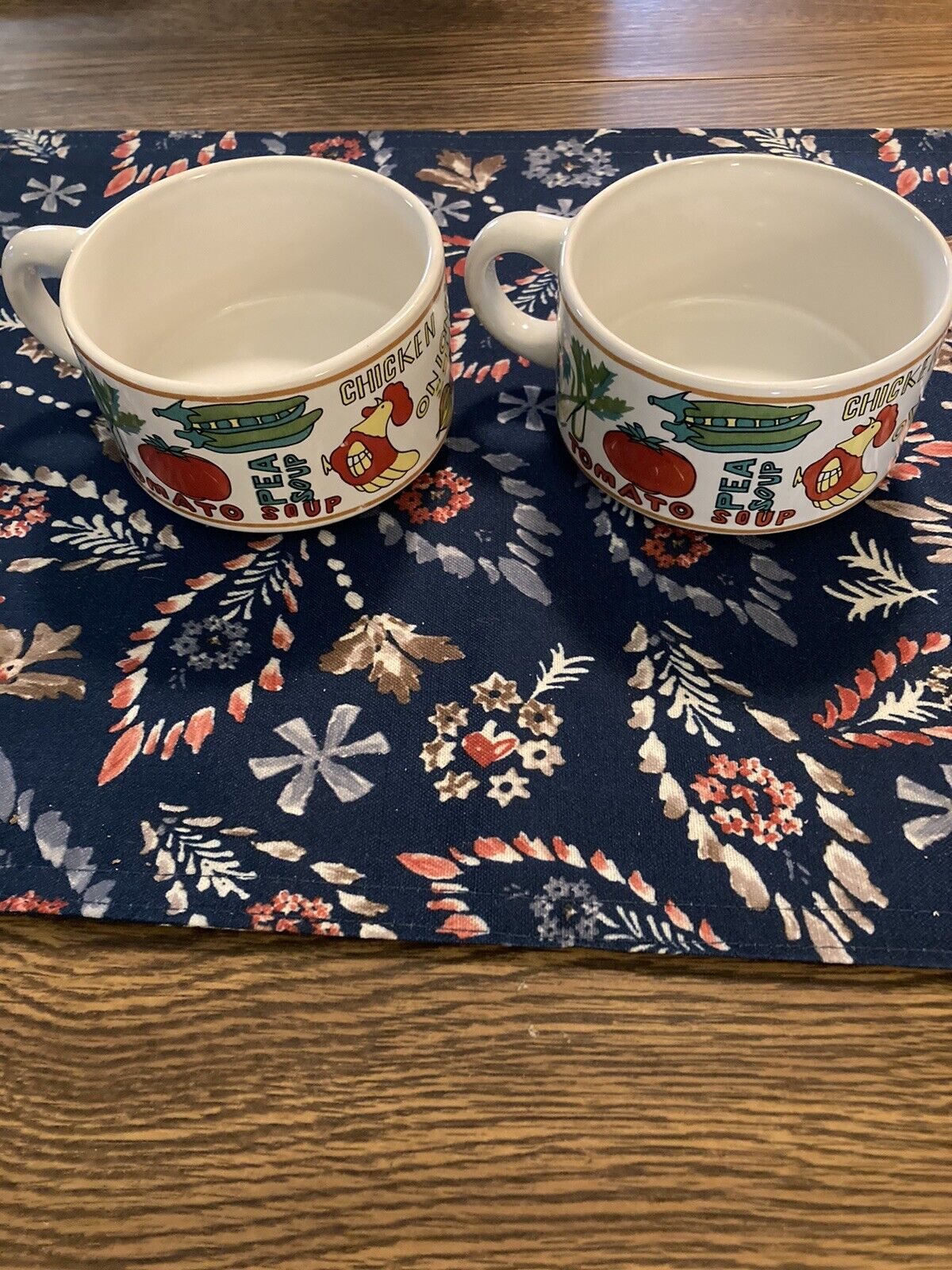 Cisco Torrance China Vintage Soup Mug Set Of 2
