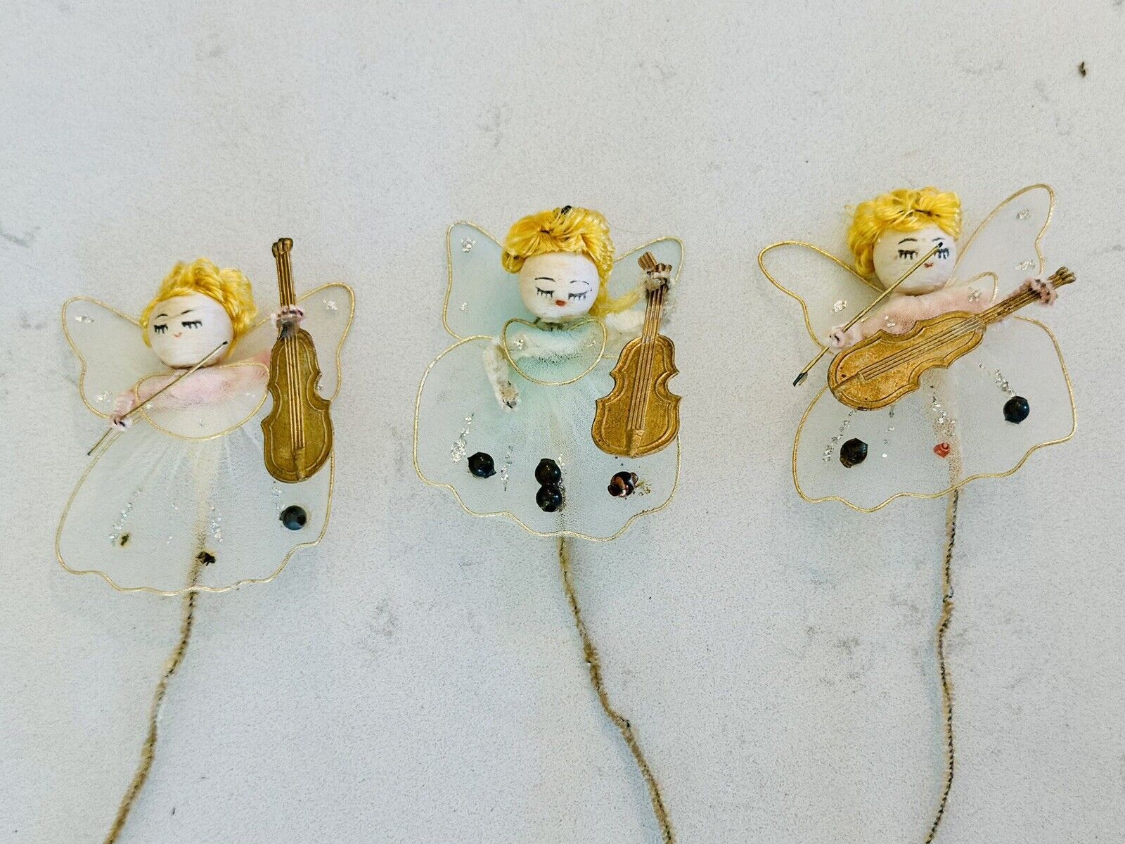 Delta Novelty Company Pipe cleaner Angels 1950’s